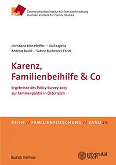 Karenz, Familienbeihilfe & Co