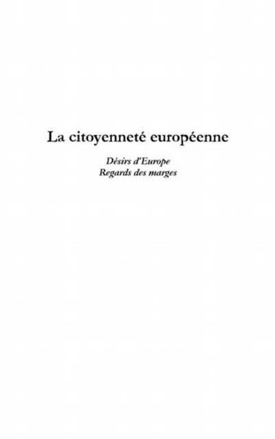 La citoyennete europeenne