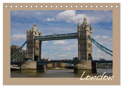 London (Tischkalender 2026 DIN A5 quer), CALVENDO Monatskalender