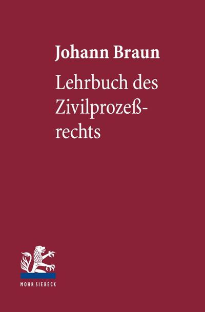 Lehrbuch des Zivilprozeßrechts