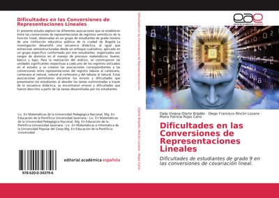 Dificultades en las Conversiones de Representaciones Lineales