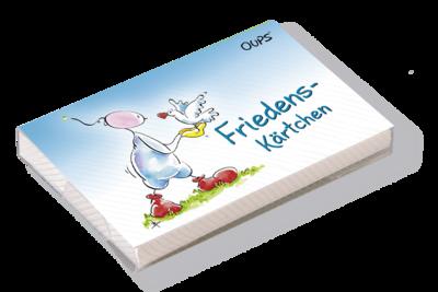 Oups Kärtchenbox - Friedens-Kärtchen