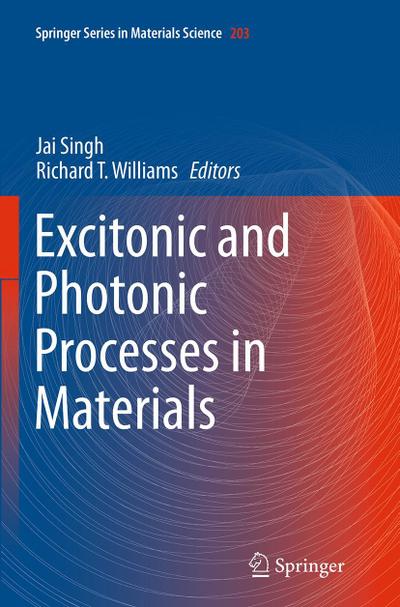 Excitonic and Photonic Processes in Materials