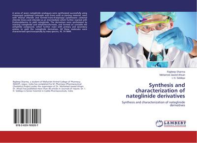 Synthesis and characterization of nateglinide derivatives