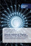 Stability Analysis of Elliptical Restricted Three Body Problem