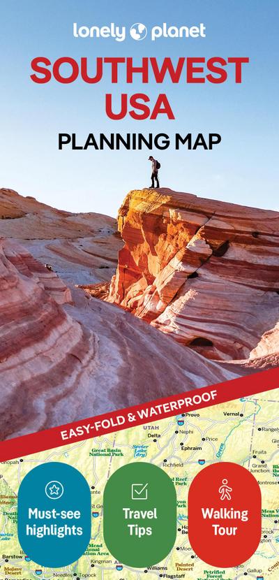 Lonely Planet Southwest USA Planning Map