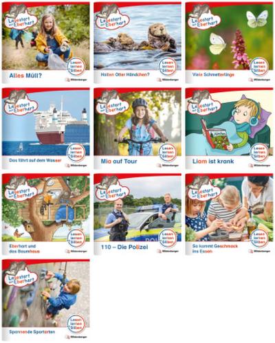 Paket - Lesestart mit Eberhart, Lesestufe 3: Komplettbezug Heft 71-80