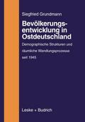 Bevölkerungsentwicklung in Ostdeutschland