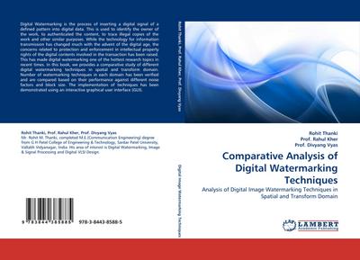 Comparative Analysis of Digital Watermarking Techniques