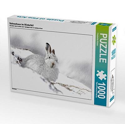 Schneehase im Winterfell (Puzzle)