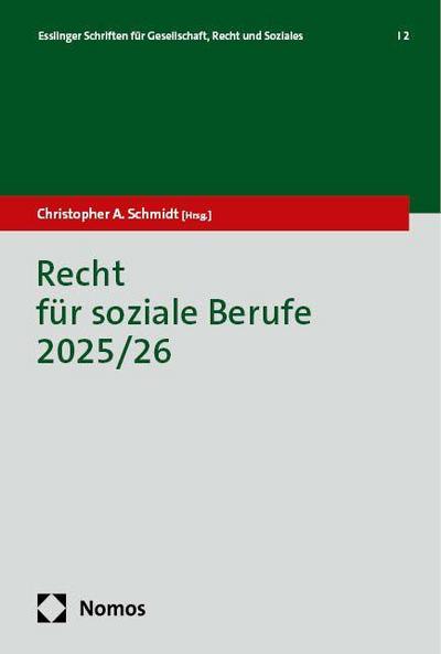 Recht für soziale Berufe 2025/26