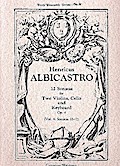 12 Sonatas op.4 vol.4 (nos.10-12)for 2 violins, violoncello and keyboard