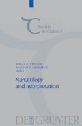Narratology and Interpretation: The Content of Narrative Form in Ancient Literature Jonas Grethlein Editor