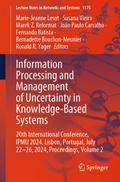 Information Processing and Management of Uncertainty in Knowledge-Based Systems