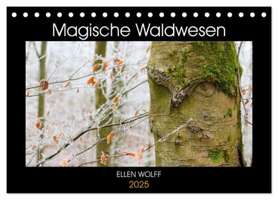 Magische Waldwesen (Tischkalender 2025 DIN A5 quer), CALVENDO Monatskalender
