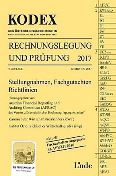 KODEX Rechnungslegung und Prüfung 2017 (f. Österreich)