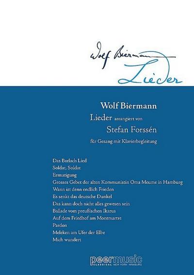 Lieder Band 1für Gesang mit Klavierbegleitung