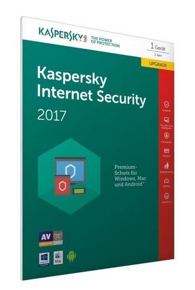 Kaspersky Internet Security 2017 Upgr. (Code) (FFP)