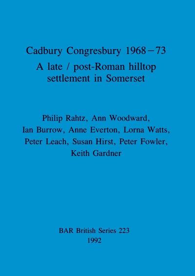 Cadbury Congresbury 1968-73
