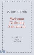 Weistum, Dichtung, Sakrament