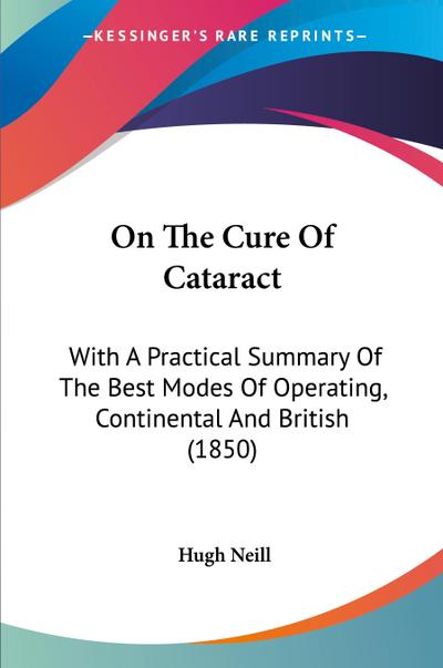On The Cure Of Cataract