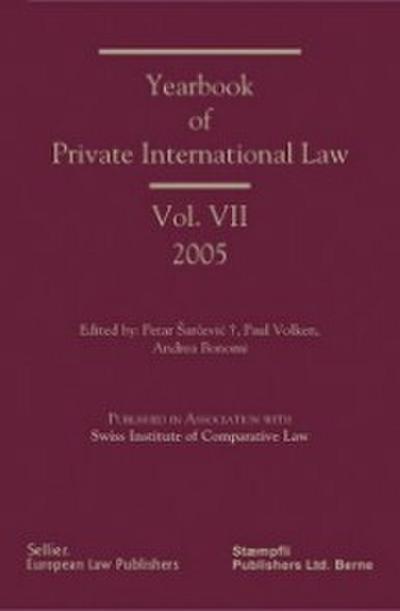 Yearbook of Private International Law