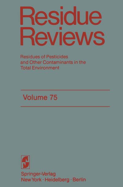 Residue Reviews