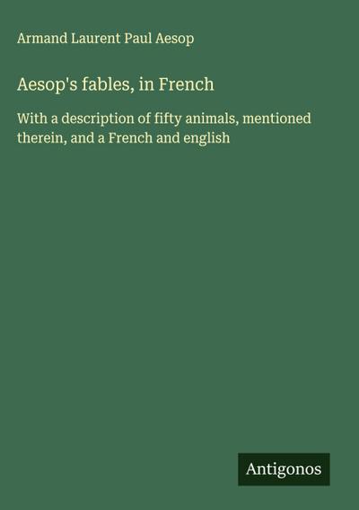Aesop’s fables, in French