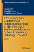Information Systems Architecture and Technology: Proceedings of 38th International Conference on Information Systems Architecture and Technology - ISAT 2017