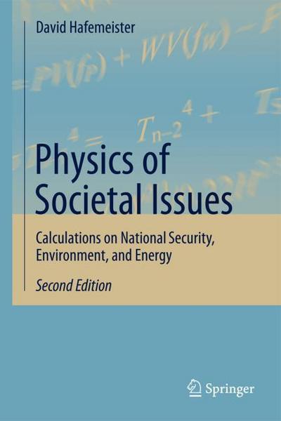 Physics of Societal Issues