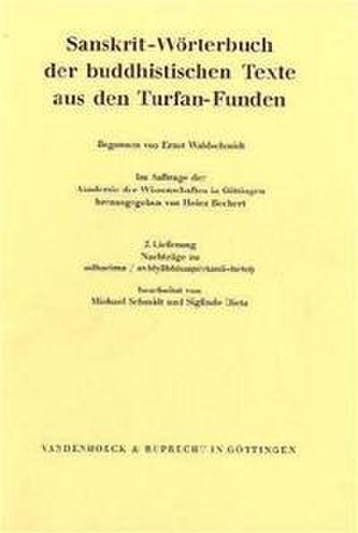Sanskrit-Wörterbuch der buddhistischen Texte aus den Turfan-Funden. Lieferung 7