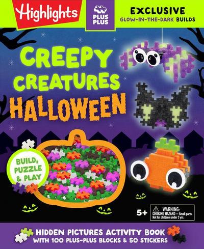 Creepy Creatures Halloween: Build, Puzzle & Play