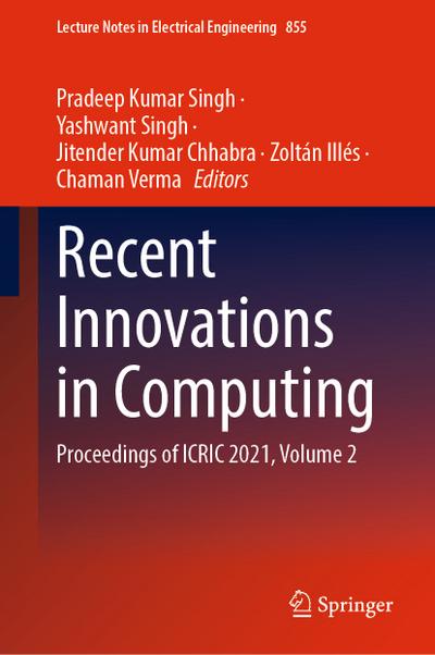 Recent Innovations in Computing