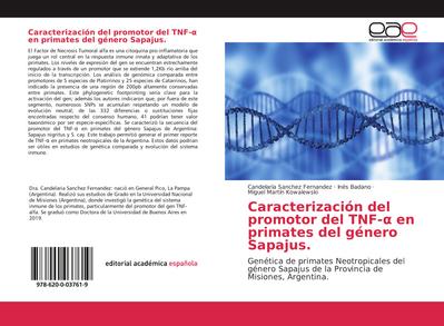 Caracterización del promotor del TNF-¿ en primates del género Sapajus.
