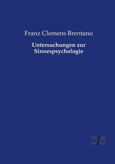 Untersuchungen zur Sinnespsychologie