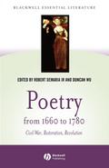 Poetry from 1660 to 1780: Civil War, Restoration, 