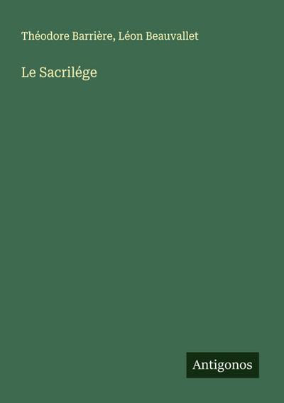 Le Sacrilége