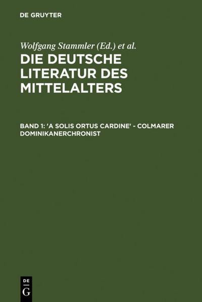 ’A solis ortus cardine’ - Colmarer Dominikanerchronist