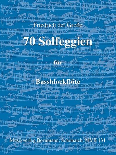 70 Solfeggienfür Bassblockflöte