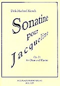 Sonatine pour Jacqueline op.21für Oboe und Klavier