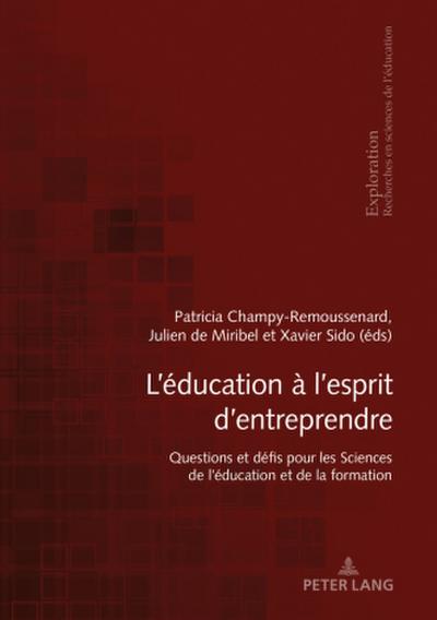 L’éducation à l’esprit d’entreprendre