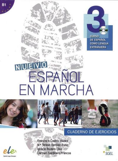 Nuevo Español en marcha 3. Arbeitsbuch mit Audio-CD