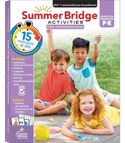 Summer Bridge Activities Spanish Prek-K, Grades Pk - K