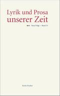 Lyrik und Prosa unserer Zeit