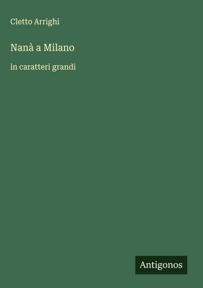 Nanà a Milano