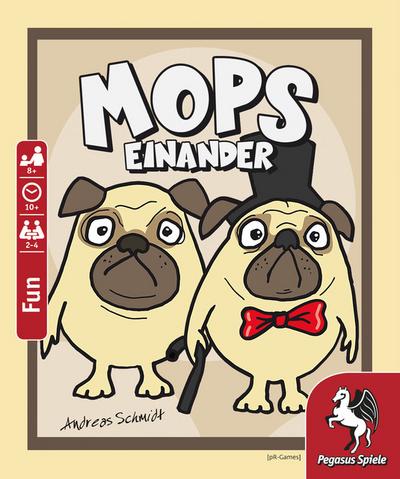 Pegasus Spiele 20039G Mopseinander Spieldeckelspiel