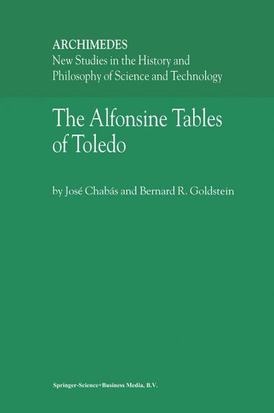The Alfonsine Tables of Toledo