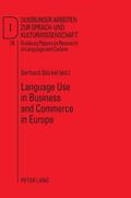 Language Use in Business and Commerce in Europe