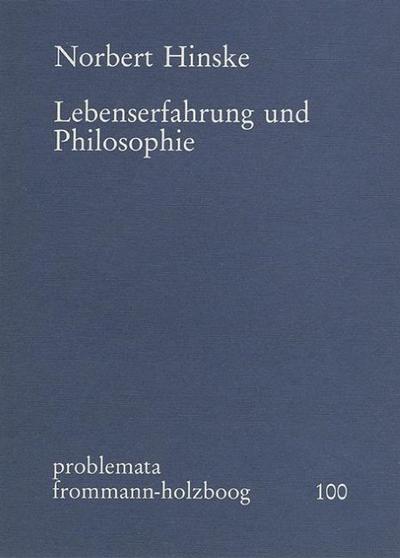 Lebenserfahrung und Philosophie