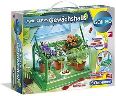 Clementoni 69490 Galileo Science  Mein erstes Gewächshaus, Pflanzkasten & Samen für Mini-Gärtner und angehende Botaniker, Spielzeug für Kinder ab 8 Jahren